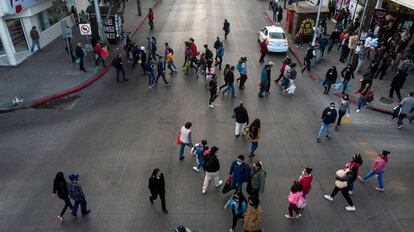 Las calles de Tijuana (México).