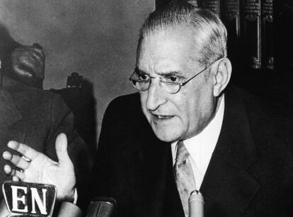 António de Oliveira Salazar, en 1958.