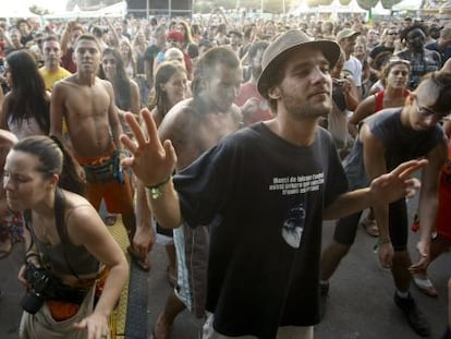 Asistentes al Rototom.