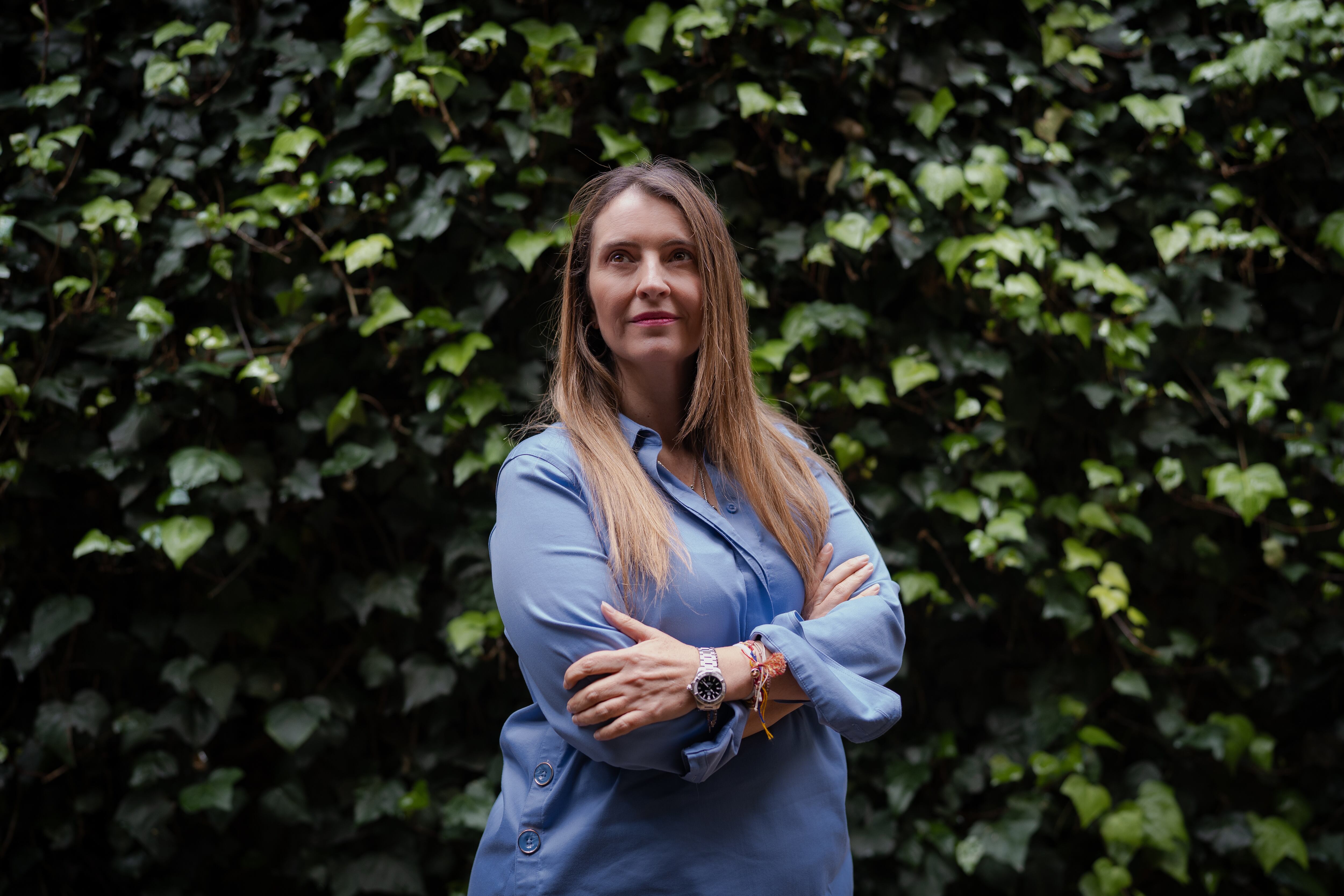 Paloma Valencia, en Bogotá, el 11 de marzo.