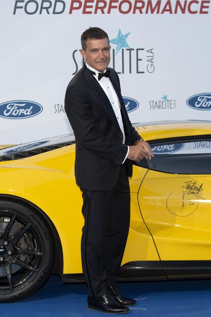 El actor malagueño Antonio Banderas, que el pasado sábado cumplió 59 años, en la gala Starlite, en Marbella, este mes.