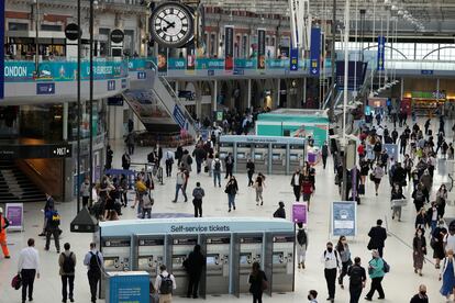 Waterloo Station en Londres el 14 de julio.