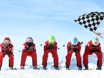 La fiesta de Ferrari en Madonna di Campiglio