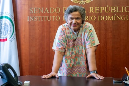 Beatriz Paredes, senadora del PRI, en Ciudad de México, el 15 de mayo de 2024.