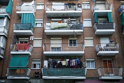 A residential building in Entrevías, which was a magnet for migrants from other parts of Spain in the 1950s.