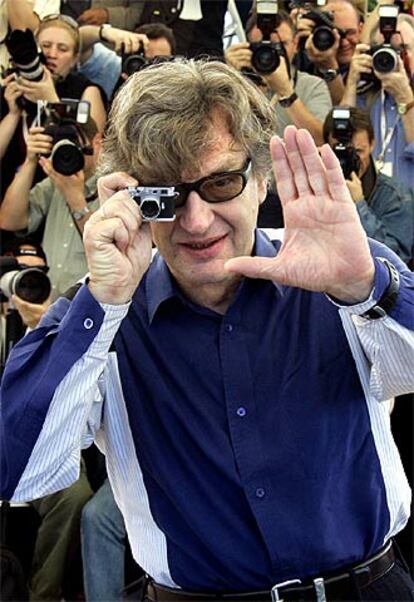 Win Wenders, ayer en el Festival de Cannes.