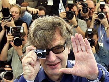 Win Wenders, ayer en el Festival de Cannes.