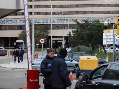 El Hospital Central de la Defensa Gómez Ulla de Madrid, donde fue detenido el supuesto médico militar.