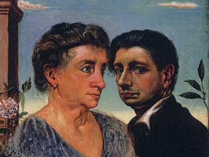 'Autorretrato con su madre' (1921), de Giorgio de Chirico.