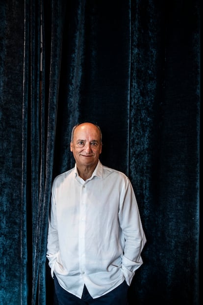 Gustavo Martín Garzo, en el restaurante Narciso de Madrid, en septiembre pasado.