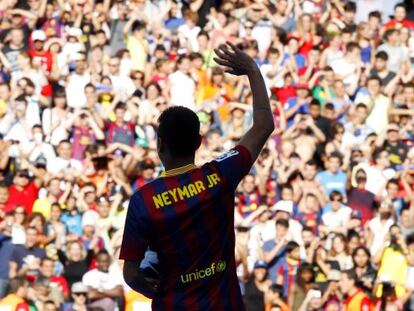 El Barcelona disputa el Trofeo Gamper frente al Santos, ex equipo de Neymar.