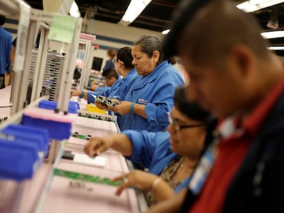 Una fábrica de manufactrura en Ciudad Juárez. 