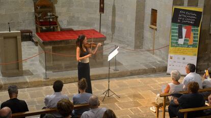 Lina Tur Bonet en un momento de su concierto.