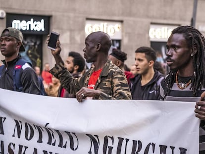 Manifestación antirracista en Barcelona el pasado noviembre.