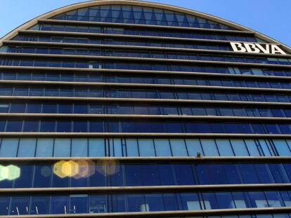 Edificio de La Vela, sede operativa de BBVA en Madrid