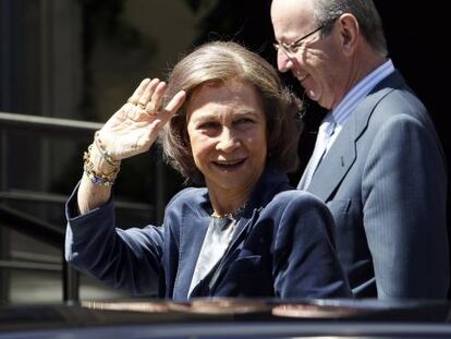 Queen Sof&iacute;a was to have represented Spain at the Diamond Jubilee celebrations. 