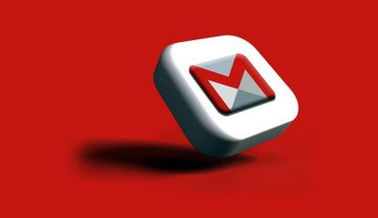 Logo Gmail fondo rojo