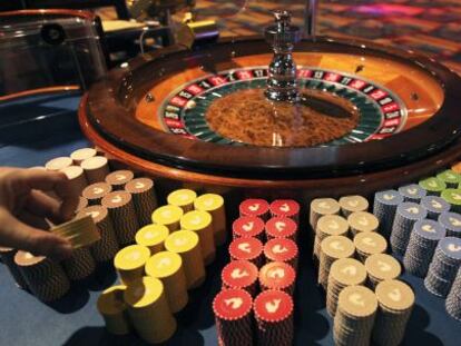 Una ruleta en el casino de Torrelodones. 
