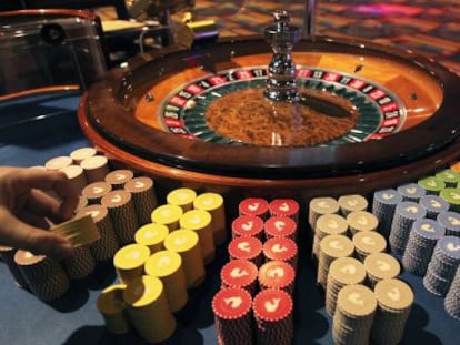 Una ruleta en el casino de Torrelodones.