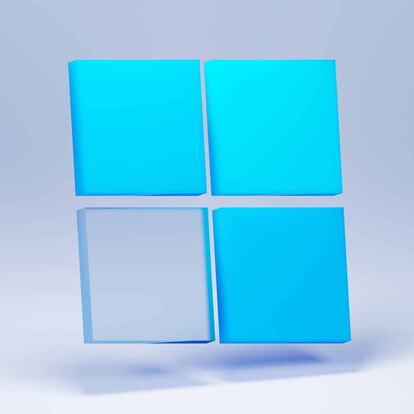 Logo de Windows color azul