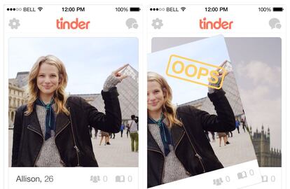 La aplicación Tinder es una de las más ágiles y exitosas, que permite descartar o escoger a un candidato con solo deslizarlo hacia un lado u otro.