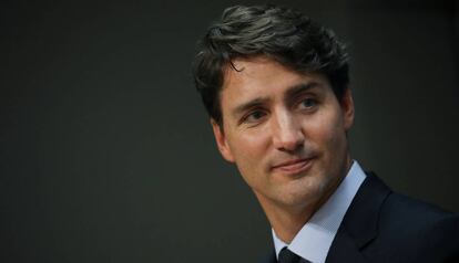 O primeiro-ministro do Canad&aacute;, Justin Trudeau, na Assembleia Geral das Na&ccedil;&otilde;es Unidas.