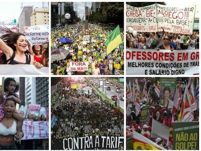 Imagens mostram a diversidade de manifestações em SP neste ano.