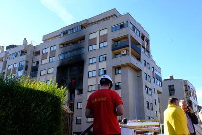 Efectos de una explosión registrada en una vivienda de Valladolid a finales de agosto.