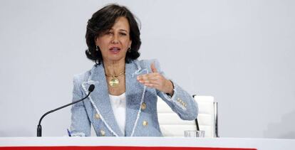 La presidenta del grupo Santander, Ana Botín.