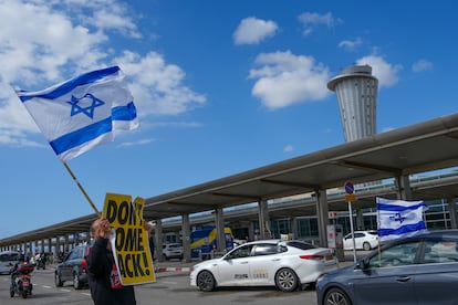 Protest against plans by Prime Minister Benjamin Netanyahu's government to overhaul the judicial system