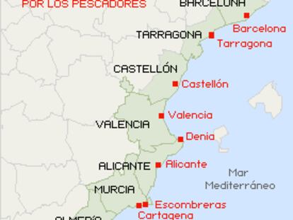 Puertos mediterráneos bloqueados