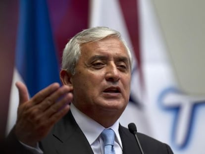 O presidente de Guatemala, Otto Pérez Molina.