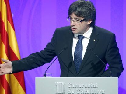 El president de la Generalitat, Carles Puigdemont.