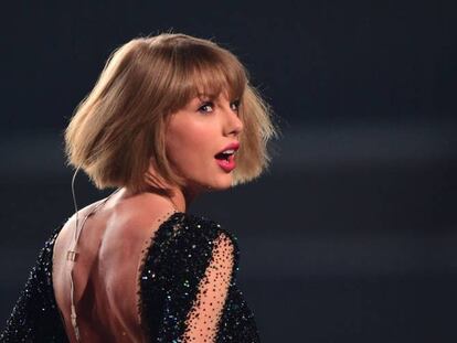 Taylor Swift, en los premios Grammy en 2016.