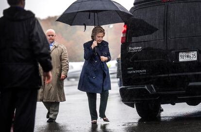 Hillary Clinton, durante una visita a Ohio (Estados Unidos), en plena campaña presidencial de 2016.