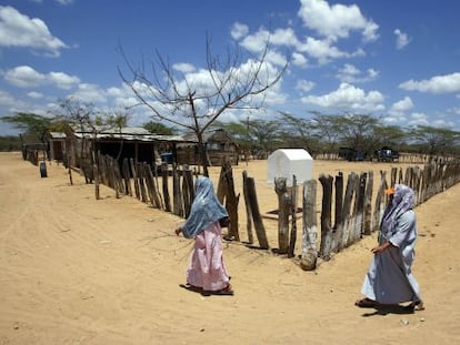 La Guajira, região de fronteira entre Colômbia e Venezuela.