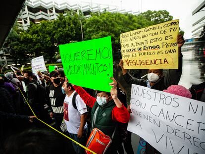 desabasto medicamentos niños con cáncer protesta