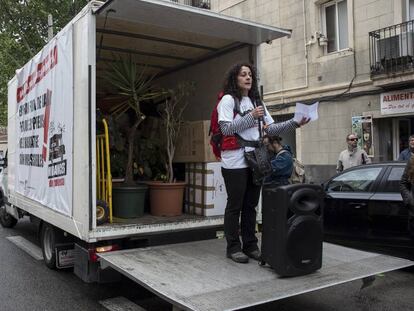 Sandra, la vecina que tuvo que mudarse de su casa tras la subida de su alquiler.