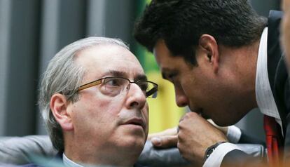 Cunha e Picciani na Câmara.