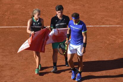 Nadal gana tres sets y pasa a las semifinales.