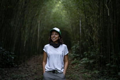 Debora Fadul, en la finca San Jerónimo Miramar.