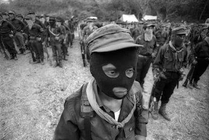 El EZLN en mayo de 1994, en la selva de Chiapas.