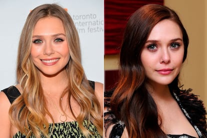 En varia ocasiones Elizabeth Olsen ha cambiado su rubio natural por el moreno. Actualmente, la mayor de las Olsen, apuesta por el tono chocolate.