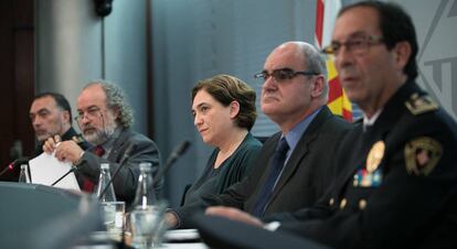 Colau a la presentació del Pla Director de la Guàrdia Urbana.