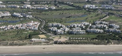 Una vista aérea de Costa Ballena.