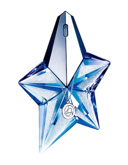 Este bote celebra el XX Aniversario de Angel de Thierry Mugler. (63 euros aprox.)