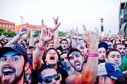 Público del Sonisphere 2012 en Getafe