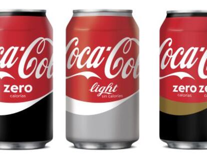 Nueva imagen de las latas de Coca-Cola