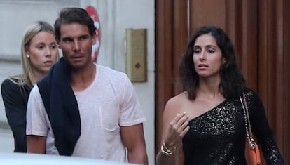 Rafa Nadal y Mery Perelló, en primavera de 2018 en París.