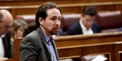 El líder de Podemos, Pablo Iglesias.